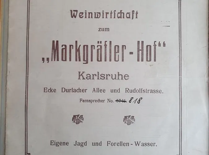 Hotell Markgräfler Hof Karlsruhe